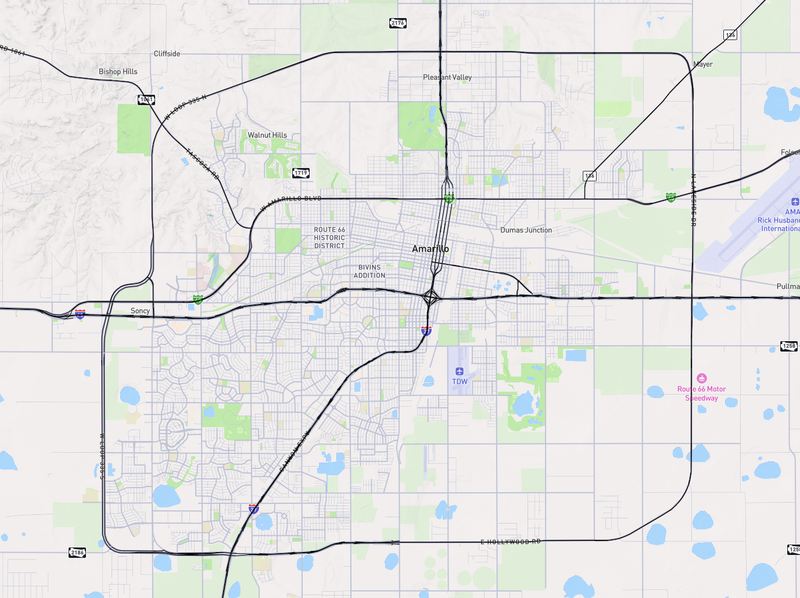 Amarillo Map